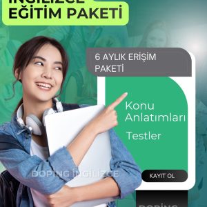6 Aylık İngilizce Eğitim Paketi