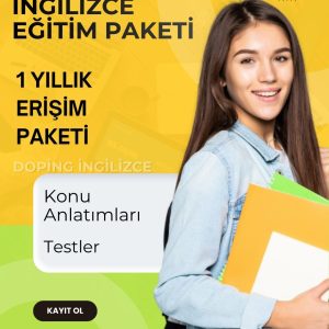 1 Senelik İngilizce Eğitim paketi